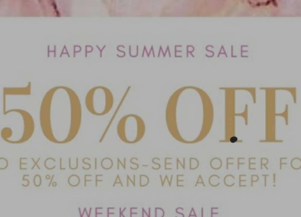 Weekend Sale